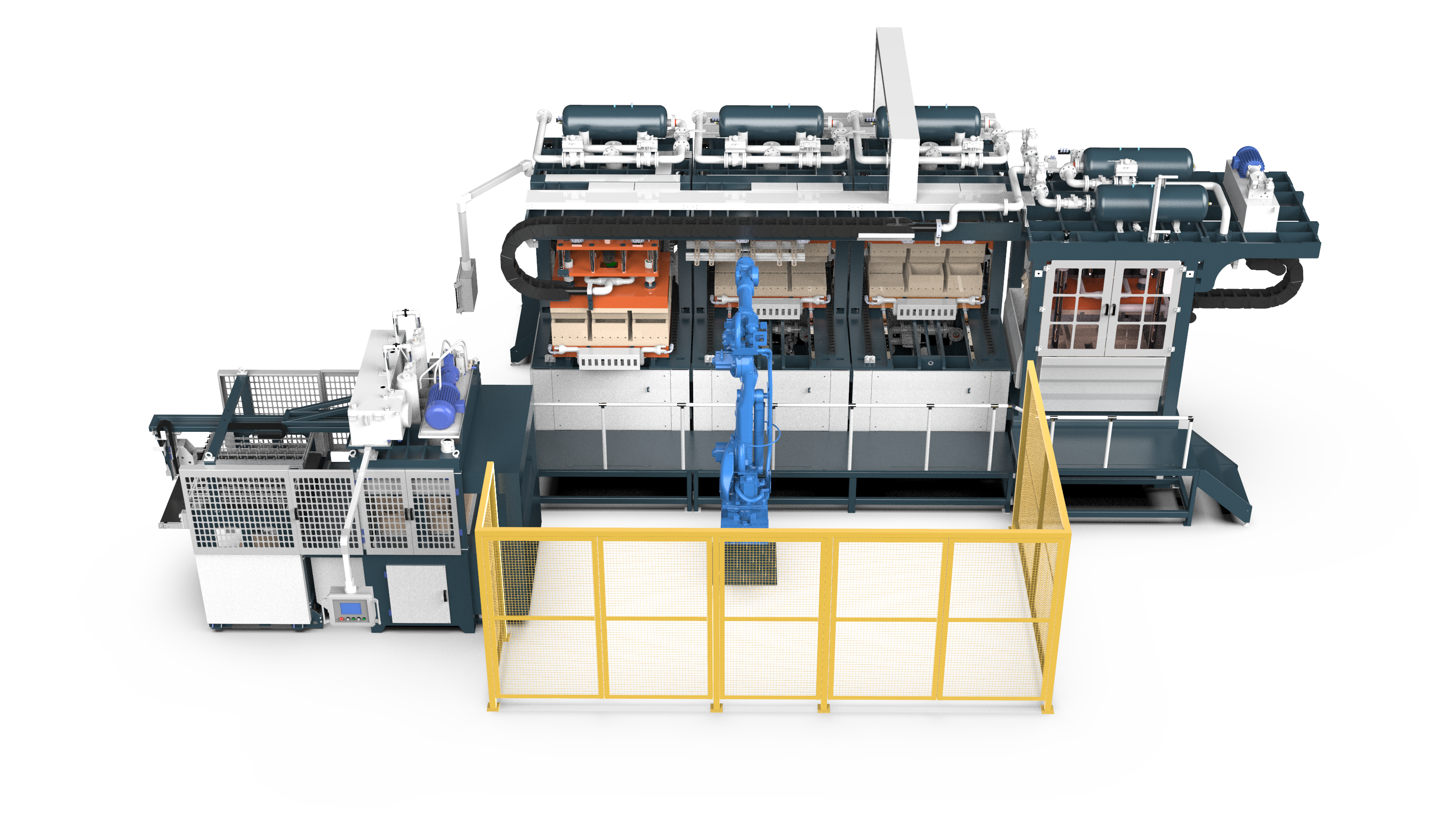 HM-ZX1310  Automatic Molded Pulp Tray Forming machine